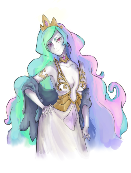 MLP Селестия хуманизация