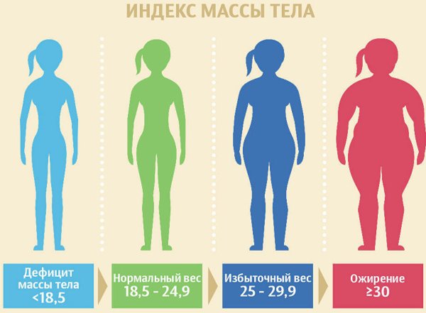 Индекс массы тела ожирение