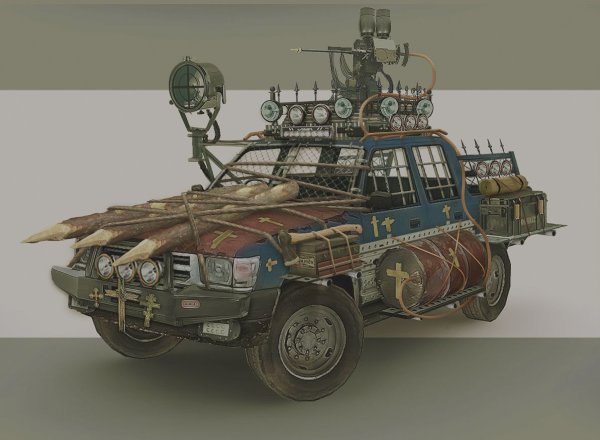 Дизельпанк оружие Безумный Макс