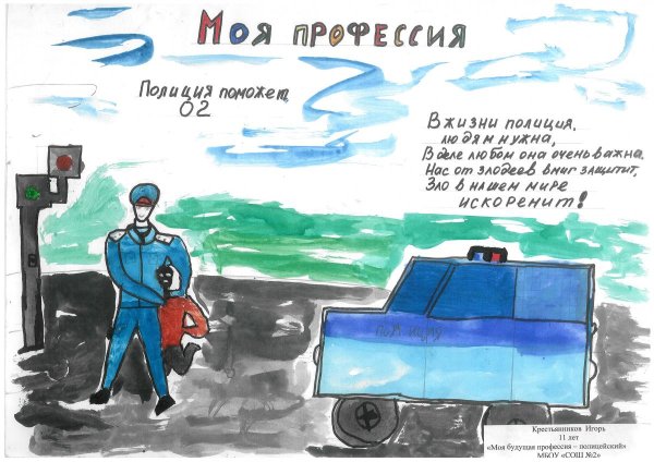 Моя будущая профессия полицейский