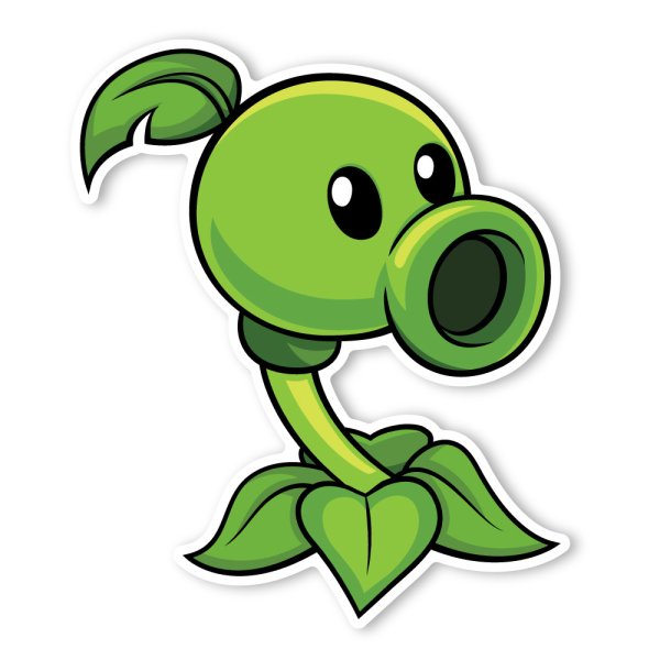 Plants vs Zombies 1 Горохострел