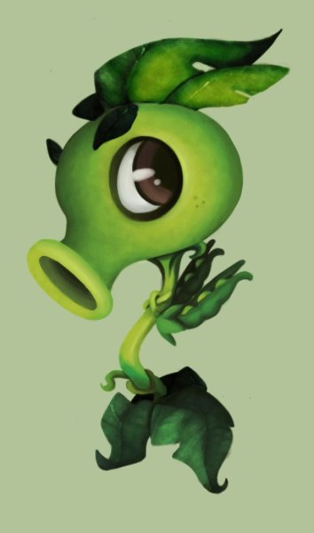 Plants vs Zombies растения Peashooter