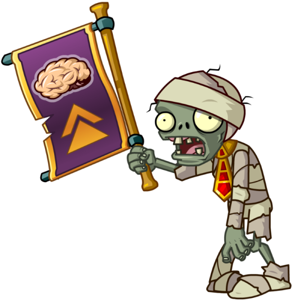 Plants vs Zombies зомби в Египте