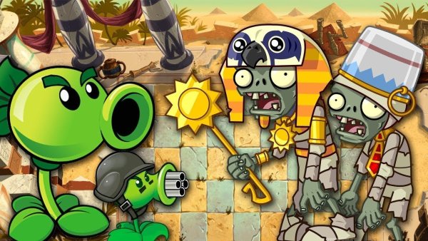 Plants vs Zombies 2 Египет