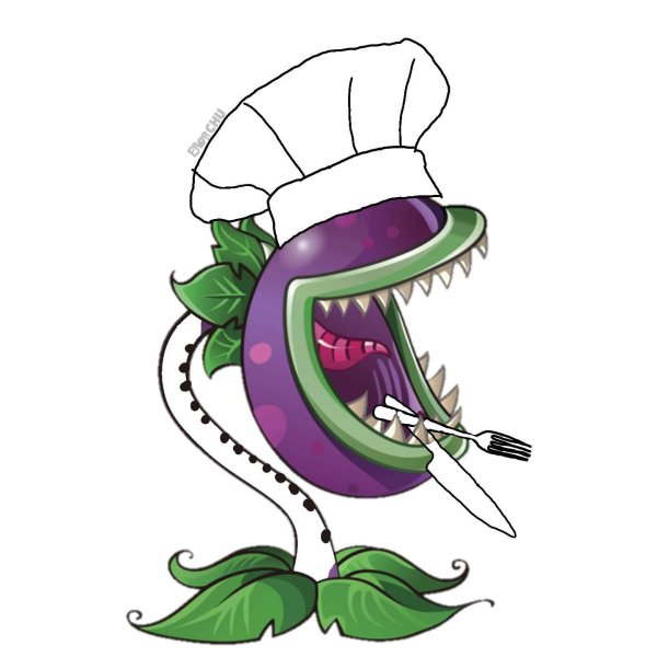Plants vs Zombies Зубастик