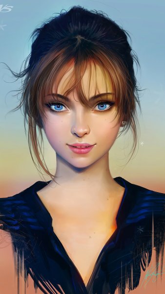 Реалистичное лицо