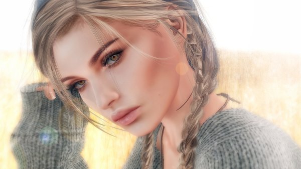 Гиперреализм Procreate портрет