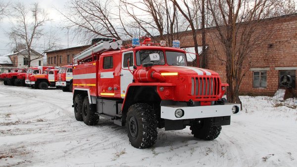 Урал 4320 пожарная автоцистерна