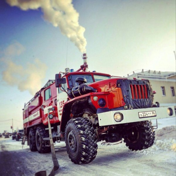 Пожарная машина Урал 4320