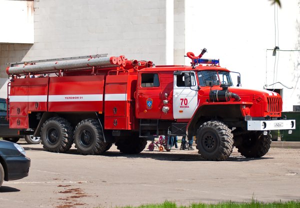 Урал 4320 6х6 пожарная машина