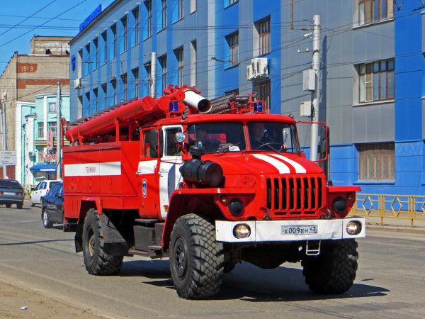 Пожарная машина Урал 4320