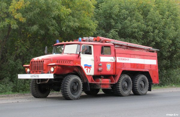 Пожарная машина Урал 4320