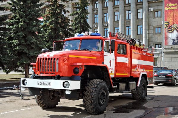 Пожарная машина Урал 4320
