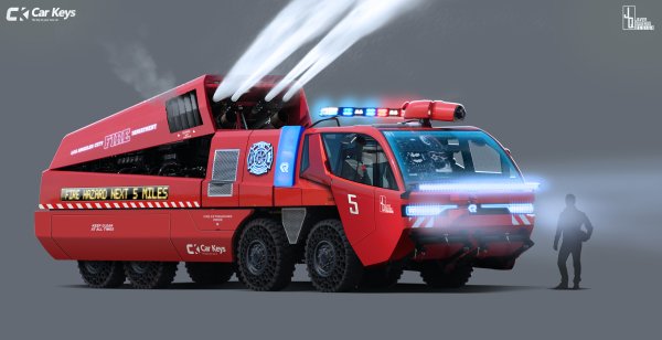 Пожарный автомобиль будущего