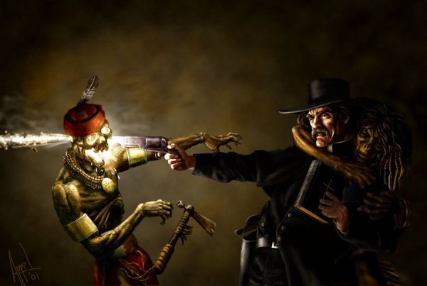 Дикий Запад Deadlands арт