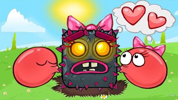Игра Анимашка красный шар
