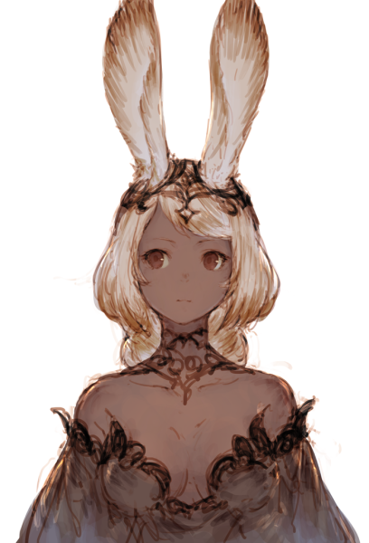 Final Fantasy 14 девочка кролик