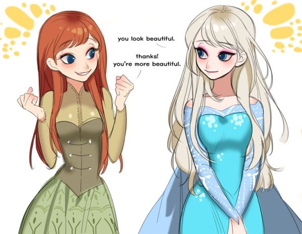 Анна Дисней арт