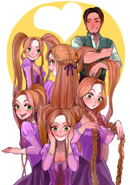 Рапунцель рисунок