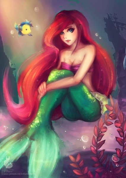Русалочка Ариель аниме