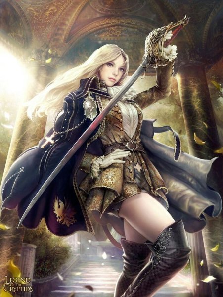Legend of the cryptids Art воительницы