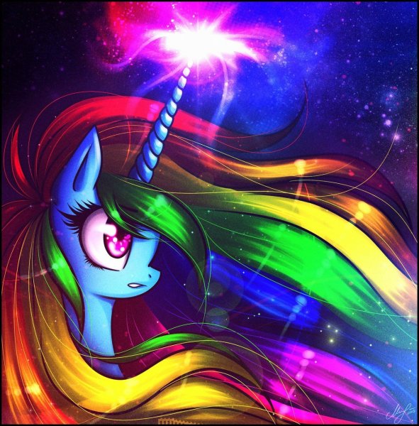 My little Pony Аликорн Радуга