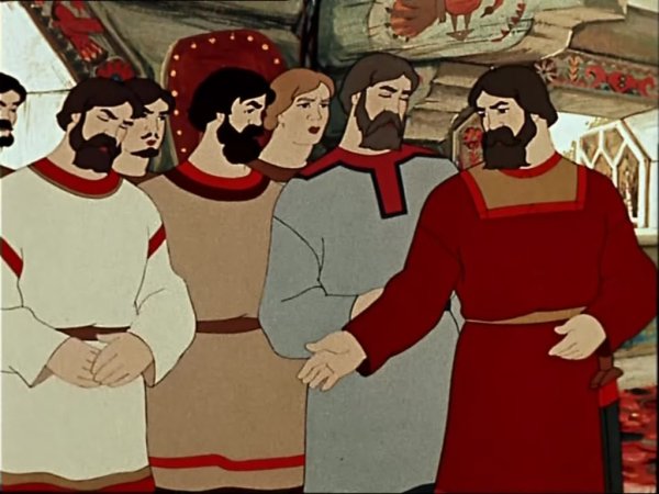 Мультфильм о царевне и семи богатырях 1951