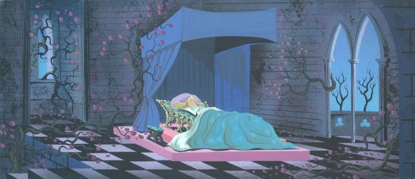 Спящая красавица Дисней дворец