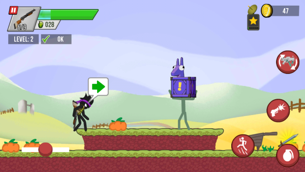 Stickman игра зомби