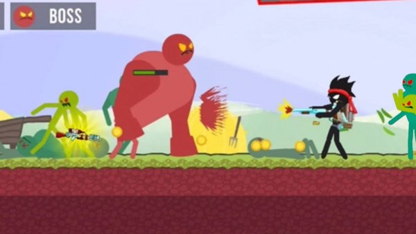 Зомби босс Stickman