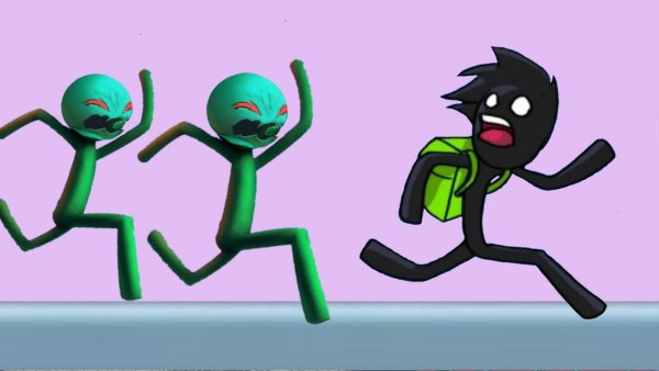 Stickman против зомби