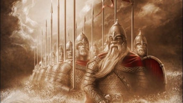 Картины Игоря Ожиганова богатыри