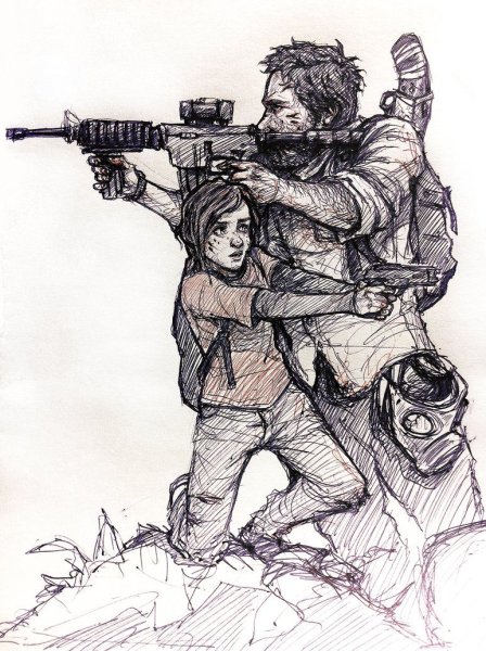 The last of us рисунки