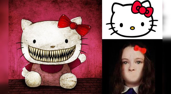 Страшные hello Kitty страшные