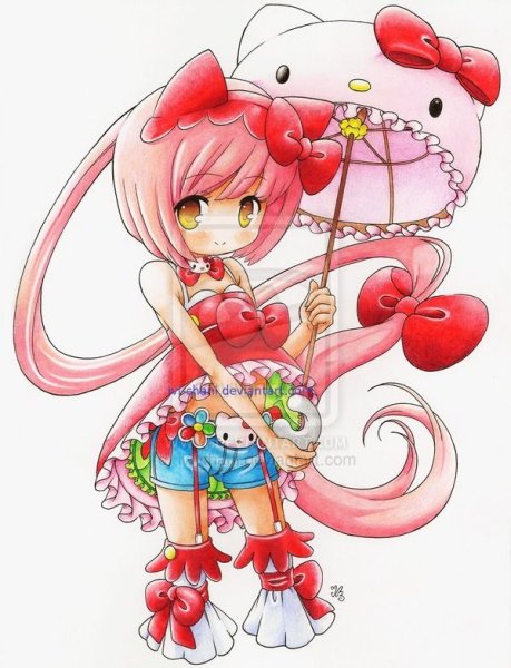 Некомура Ироха hello Kitty Вокалоид