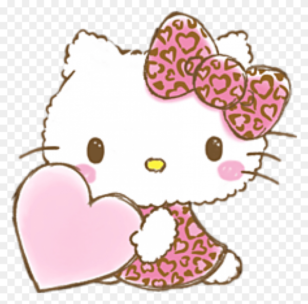 Hello Kitty с сердечком