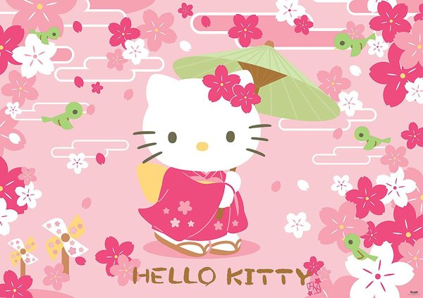 Hello Kitty с цветочком