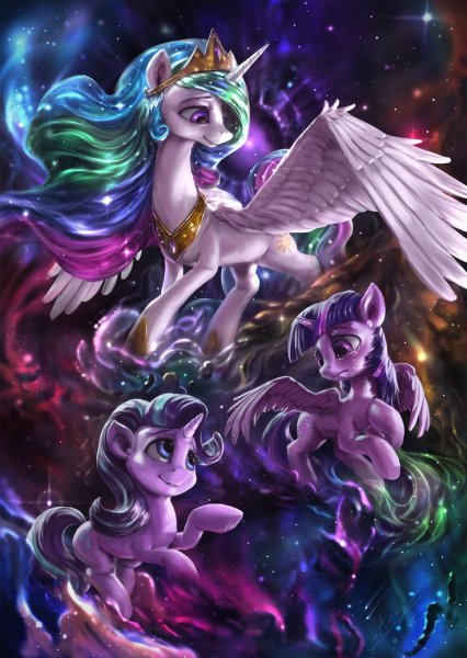 Арт my little Pony Princess Celestia