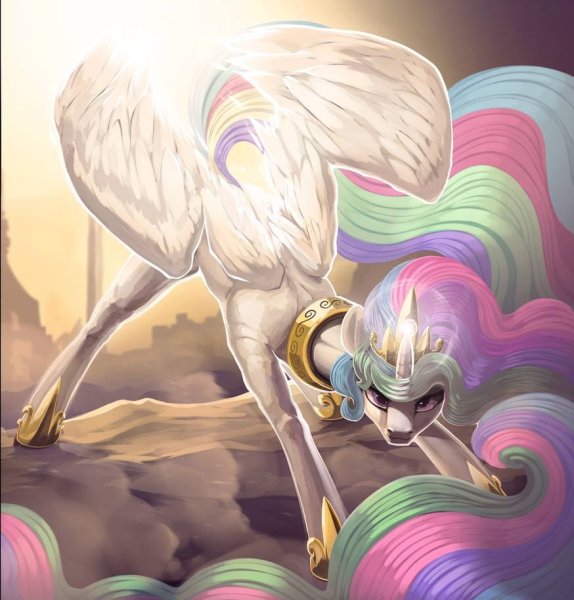 My little Pony принцесса Селестия Art
