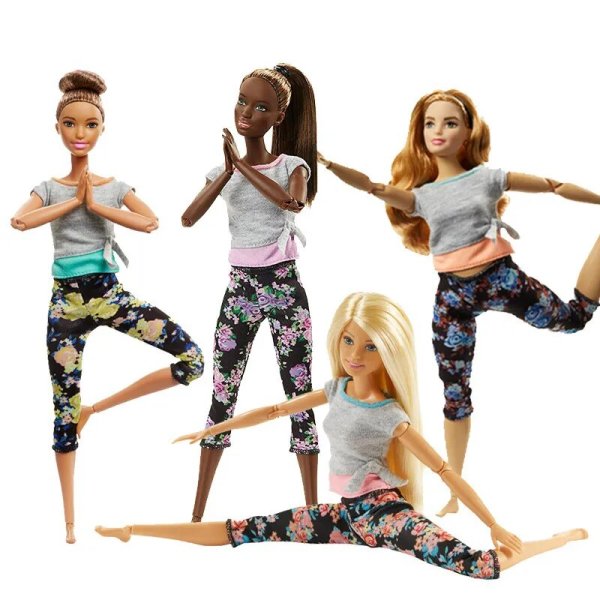 Кукла Barbie безграничные движения йога блондинка, 29 см, ftg81