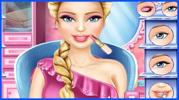 Игра макияж Барби