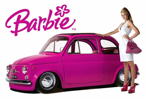 Barbie Fiat 500 fvr07