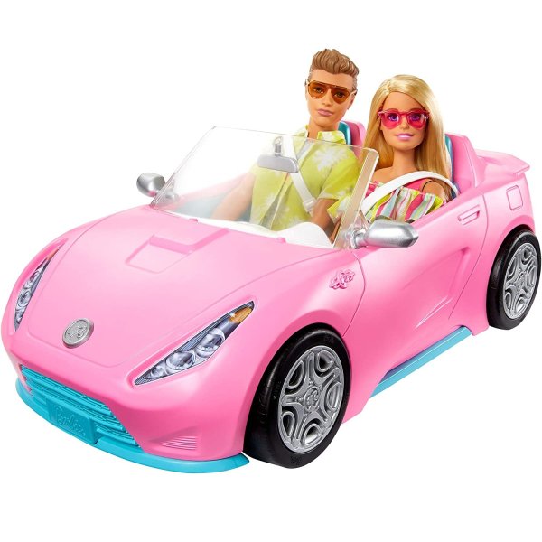 Набор игровой Barbie 2куклы +автомобиль +аксессуары gjb71