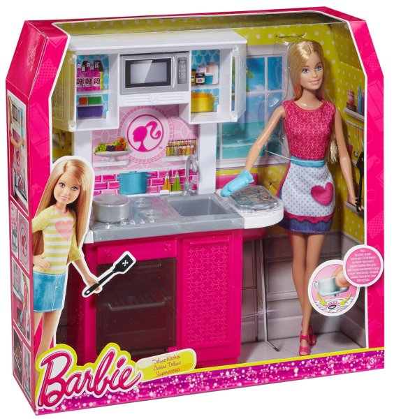 Набор Barbie роскошная кухня, 30 см, cfb62