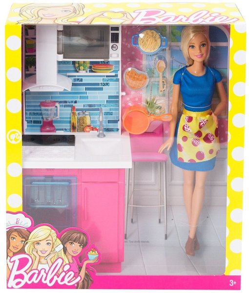 Набор Barbie роскошная кухня, 28 см, dvx54