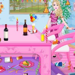 Игры Барби уборка в доме