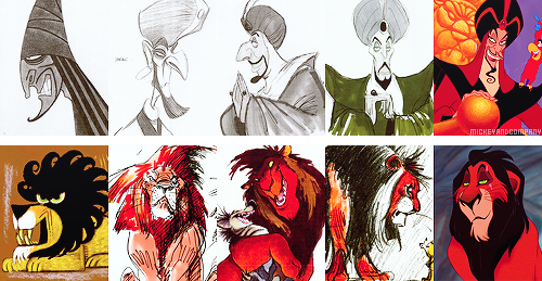 Disney Villains Concept Arts