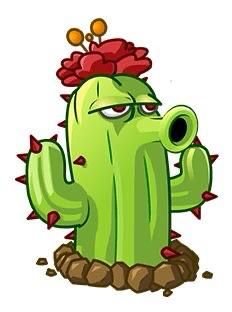 Plants vs Zombies Кактус