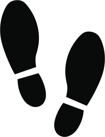 Картинки следы человека в обуви (46 фото)