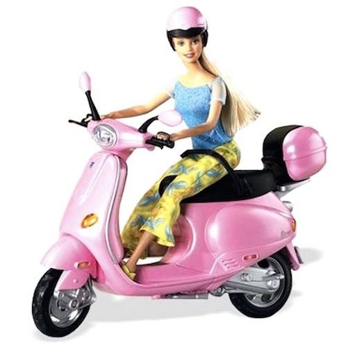 Кукла майсин Vespa" Giftset with Vespa Scooter: Barbie. 2003